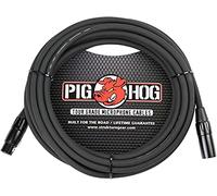Pig Hog PHM3 High performance 8 mm cavo microfono XLR, 3 piedi 15 ft Black