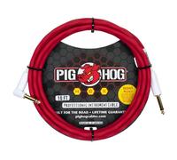 Pig Hog PHSH10CAR Cavo Silenzioso Serie Hex, Candy Apple Red, 3,5 m