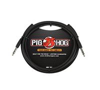 Pig Hog PTRS03 1/4 inch TRS Cable, 3 ft, 6 ft, Nero, 1