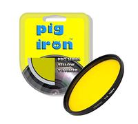 Pig Iron Filtro giallo Y2 Pro. Booster a contrasto per fotografia in bianco e nero. Filtro obiettivo fotocamera effetti speciali (62 mm)