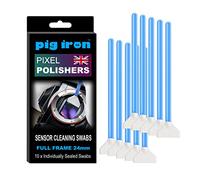 Pig Iron PIPP24 - Lucidatrici per pixel, Pro Sensor, per fotocamere mirrorless e DSLR, confezione da dieci tamponi da 24 mm.