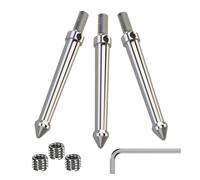 Pig Iron SPYKES - Treppiedi di ricambio per treppiedi in acciaio inox, misura universale