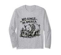 Pig No Kings in America Protesta Politica Maglia a Manica