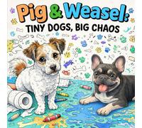 Pig & Weasel: Tiny Dogs, Big Chaos: A Funny Dog Colouring Book for Adults