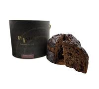 Pigato - Panettone artigianale con Ciliegia Marostica IGP e cioccolato fondente 88% Maracaibo monorigine, lievitazione naturale, 750 g, dolce gourmet, migliori panettoni italiani