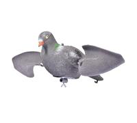 Pigeon Decoy For Hunting - Piccioni Esche Mezza Shell Per La Caccia Al Guardiano Di Tiro Decorazione Del Giardino | Corpo Completo Dipinto Di Congedo Di Piccione Con In Movimento | Accessorio Chas