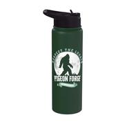 Pigeon Forge Tennessee Rispetta la gente del posto Bigfoot Sasquatch Stainless Steel Insulated Water Bottle