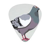 Pigeon Guitar Picks Gift Set - Plettri lisci e durevoli per chitarra acustica, elettrica e basso, regalo perfetto per gli amanti della chitarra e musicisti
