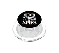 Pigeon If It Flies Spies Fotografo Amante degli uccelli PopSockets PopGrip per MagSafe