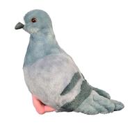 Pigeon Plush Toy - PP Cotton 30cm Realistic Bird | Desktop Ornament | Soft | Realistic Bird Doll - PP Cotton 30cm Stuffed Pigeon | Tabletop Decor | Soft Companion For Bedroom Nursery Classroom
