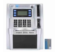 Piggy ATM Bank elettronico con Password Schermo LCD Casella di Risparmio di fattura di Monete Automatiche per Bambini Materiale ABS ABS 1000G 1000G
