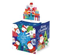 Piggy Bank Di Natale Per Ottenere Denaro - Distributore Di Denaro Di Natale | Piggy Bank Di Natales | Huchas Di Natales Per Contanti | Portamoneas Con 50 Borse, Decorazioni Per Feste Paara Bambini