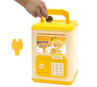 Piggy Bank per bambini - Musical Electronic Piggy Bank | Sicuro di divertimento interattivo con suoni e luci per ragazza di 5-10 anni, regalo di compleanno, Natale, Pasqua, casa, scuola, campeggio