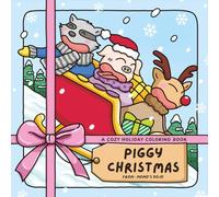 Piggy Christmas: A Cozy Holiday Coloring Book for Adults and Teens with 40 Festive Winter Scenes