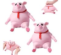 Piggy Giocattolo Antistress 2 Pezzi Antistress Animale Squish Toy Cute Squishy Morbido Spremere Squeeze Giocattoli Maiale Rosa Antistress Spremere Maiale Giocattolo Piggy Giocattolo Per Adulti Bambini