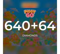 Piggy GO - 640 + 64 Diamonds Direct Top-Up - GLOBAL