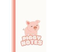 Piggy Notes - Cute Pig Notebook: Adorable Pig-Themed Lined Journal for Writing, Doodling, and Daily Notes - 100-Page 6x9 Inch Light Pink Notebook Gift for Kids, Teens, and Animal Lovers