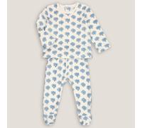 Pigiama a due pezzi con pantaloni lunghi, in velluto, con stampa con pecorelle Multicolore 24 mesi - 86 cm