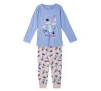 PIGIAMA A MANICA LUNGA STITCH DISNEY IN COTONE JERSEY PER BAMBINE RAGAZZE - 2299