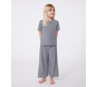 Petit Bateau A0ck1 Pigiama, Blu/Bianco, 4 Anni Bambina