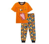 Pigiama a maniche corte per bambini e ragazzi, con pantaloni a lunghezza intera, motivo Pokemon, Charizard, 5-6 Years