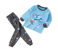 Pigiama a Maniche Lunghe per Ragazzi 2 Pz Set 2025 Abbigliamento da Casa Autunnale Invernale Ragazzo Pigiami Tuta Casual Vestiti Neonato Maschio Ideale Primavera e Autunno