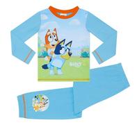 Pigiama a maniche lunghe per ragazzi Bluey e Bingo, 18 m-5 anni, Blu, 3-4 Anni