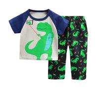 Pigiama a Maniche Lunghe per Ragazzi Manica Lunga Cotone Inverno Natale Autunnale Invernale Ragazzo Pigiami Set Pyjama Sets Vestiti Bambino Due Pezzi Morbido Dormire e Stare in Casa