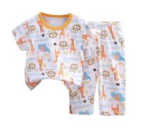Pigiama a Maniche Lunghe per Ragazzi Manica Lunga Cotone Inverno Natale Autunnale Invernale Ragazzo Pigiami Set Pyjama Sets Vestiti Bambino Due Pezzi Morbido Dormire e Stare in Casa