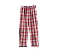 Pigiama A Quadri Pantaloni Pigiama da Uomo, Sottile con Coulisse Pantalone Uomo Allentato in Tessuto vestibilità Dritta Bottoms Morbido Comodo Elasticizzato Adatti all'Uso All'aperto