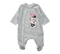 Pigiama a Tutina di Minnie Mouse - Indumento da Notte Caldo e Confortevole - Taglia 12 Mesi - Grigio