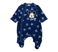Pigiama a Tutina di Topolino - Comodo Abbigliamento per Bambini Disney - Taglia 3 Mesi - Blu Marino