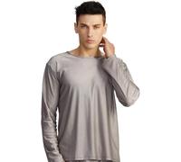 Pigiama Anti-Radiazioni Adatto 100% Fibra d'Argento Set di Biancheria Intima Termica Saldatura Emf Schermatura Long Johns, Top, 4XL