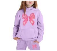 Pigiama Autunno per Ragazzi e Ragazze Completo Autunnale per Bambini Set di Pantaloni Casual Sportivi a Blocchi di Colore Autunno e Inverno Caldo Cotone Tute in Morbido Cotone Non Felpato