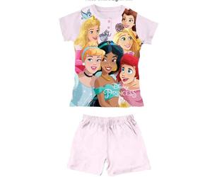 Pigiama Bambina Corto Principesse DISNEY PRINCIPESSE 100% cotone estivo