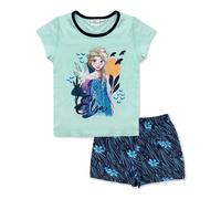 Pigiama bambina Disney Frozen maglia e pantalone corto estivo in cotone 6180