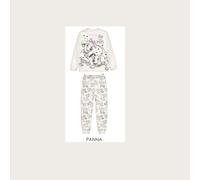 Pigiama bambina in cotone felpato DY50A3553 DALMATA SABOR