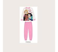 Pigiama bambina in cotone felpato DY50A8307 PRINCESS SABOR