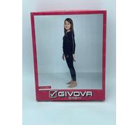 Pigiama Bambina Invernale "Givova" In Caldo Cotone Interlock Manica Lunga