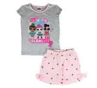 Pigiama bambina LOL Surprise t-shirt e pantaloncino in cotone stampato 2821
