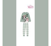 Pigiama bambina lungo in cotone invernale MINNIE 1767