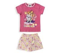 Pigiama Bambina Paw Patrol t-Shirt Pantaloncino in Cotone Estivo 6035