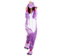 Pigiama bambina ragazza monopezzo kigurumi unicorno ciabatte TOOCOOL M007