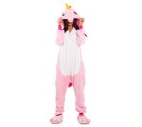 Pigiama bambina ragazza monopezzo kigurumi unicorno ciabatte TOOCOOL M007
