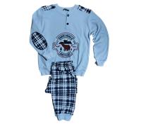 Pigiama bambino bambina lungo 100% in caldo cotone Intimami