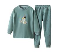 Pigiama Bambino Caldo Cotone Pigiama Pesante Bambino Pigiama Bambino Cotone Leggero Pigiama Bambina Invernale Felpato Pigiama Caldo Cotone Bimbo Pigiama Bambino Pigiama in Cotone Felpato
