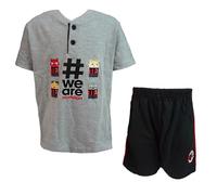 pigiama bambino corto mezza manica AC MILAN prodotto ufficiale art. MI16046