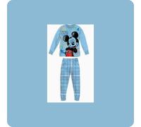 Pigiama Bambino Cotone Estivo Manica Lunga con Personaggio Mickey
