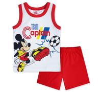 Disney Pigiama Bambino Mickey Mouse Canotta e Pantalone Corto Estivo Cotone 6581