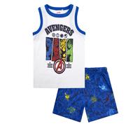 Pigiama bambino Marvel Avengers canotta e pantalone corto estivo cotone 6777
